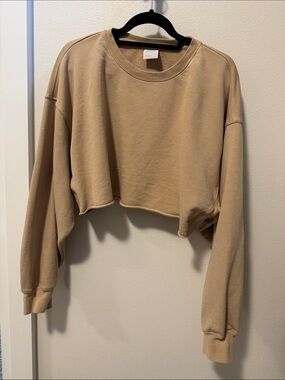 TNA (Aritzia) cropped crewneck sweatshirt